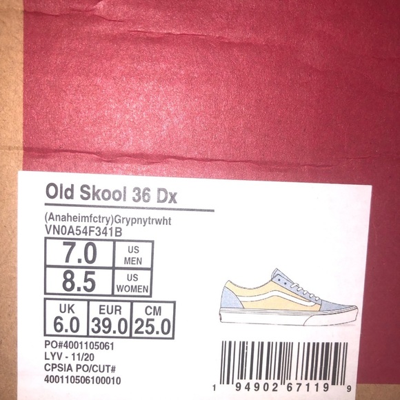 Vans Old Skool Anaheim Factory Gray Pony - Picture 7 of 8